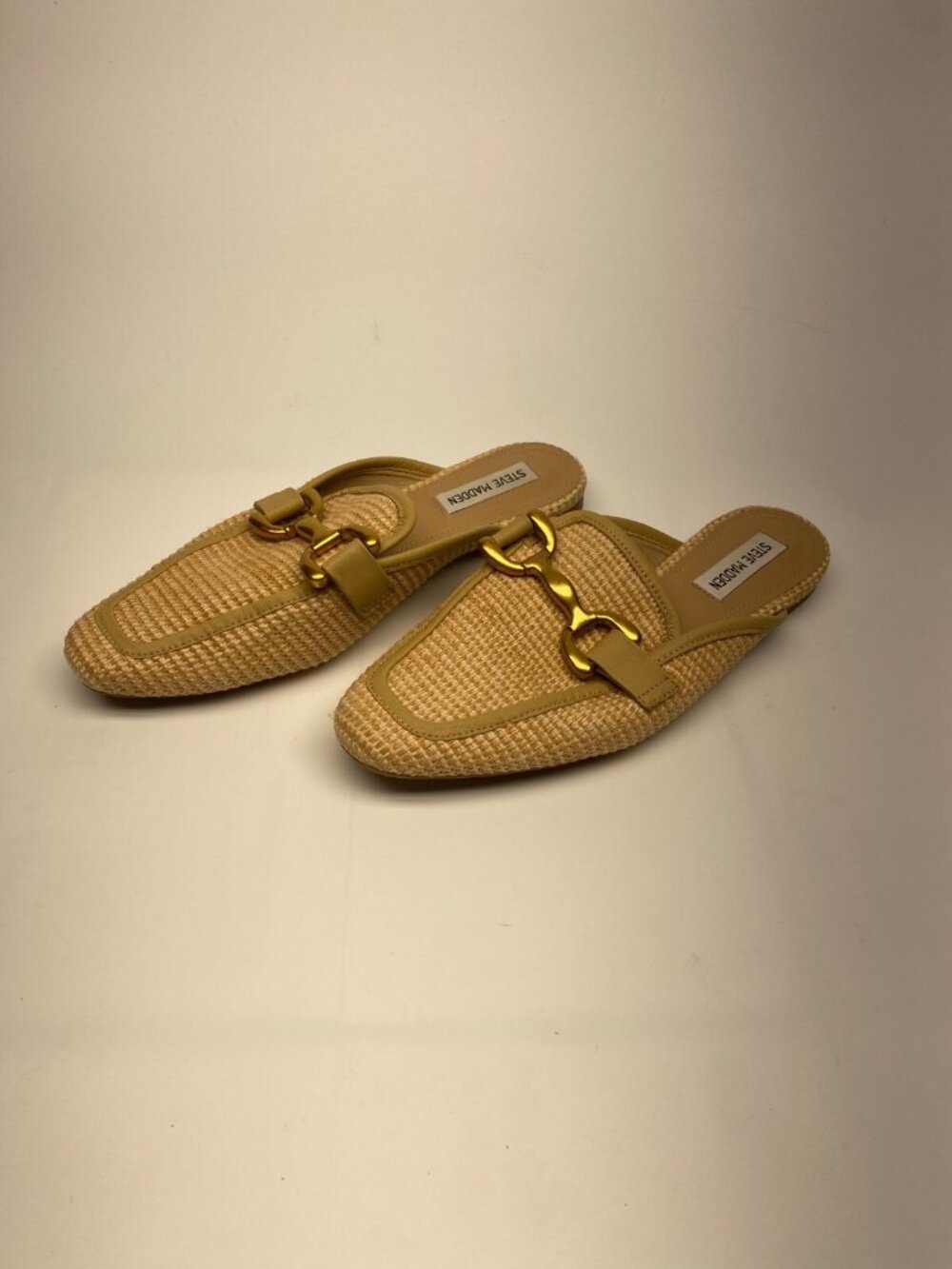 Steve Madden Women's Fortunate Raffia Loafer Sz 8.5